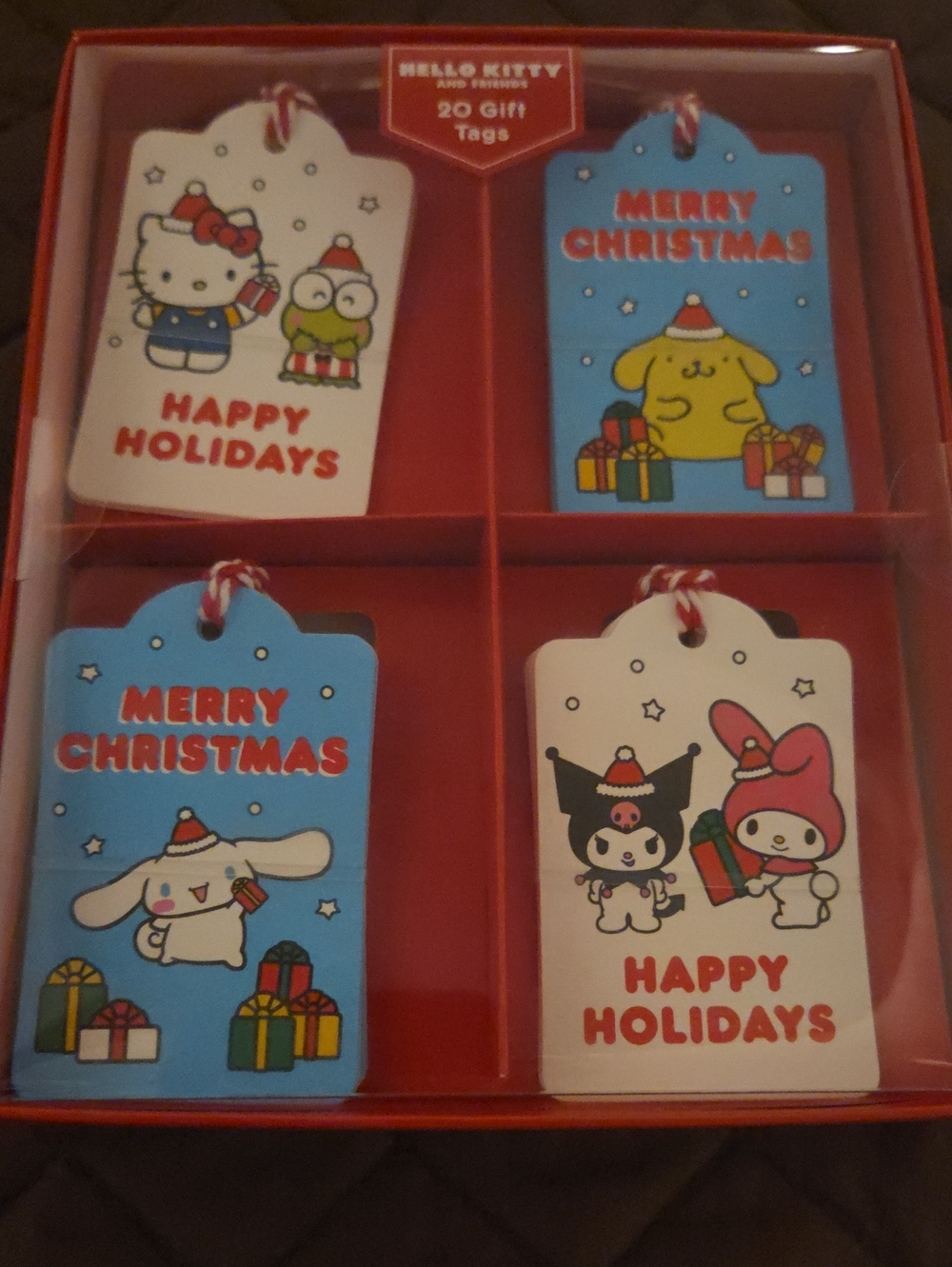 Sanrio Holiday Gift Tags Set